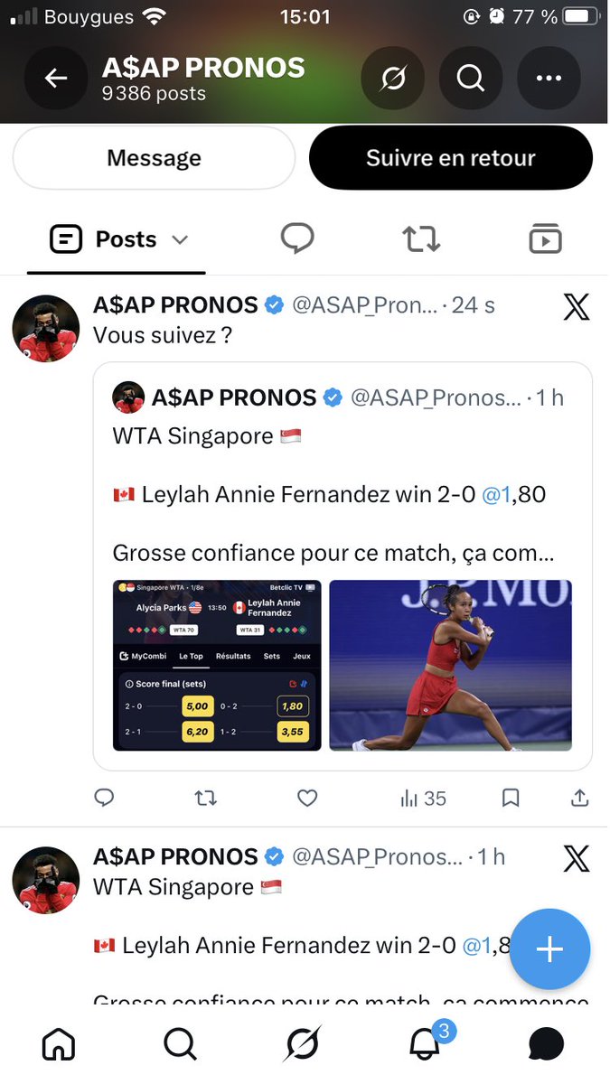 SZiroxx's tweet photo. Faites attention les gars 

Ce type vous demande des sous pour soit disant manger mais fais que de miser ne vous faites pas avoir ! https://t.co/rzPOV5kxmQ