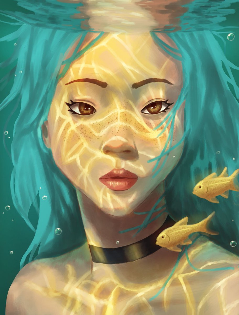 PatkusArt's tweet photo. Under the Sea 🌅🌊

Wanted to do some lighting study, how did I do? https://t.co/n1j89HoOzL