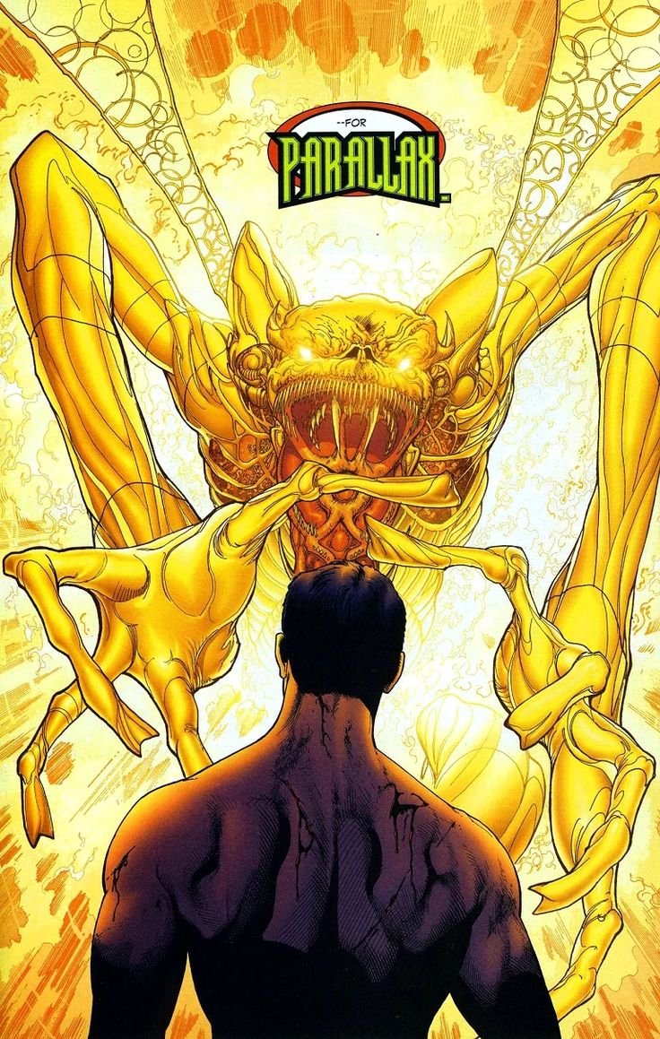 PedroGeek's tweet photo. 🔎 O Conceito Parallax 🔍

Parallax era de início o próprio Hal Jordan corrompido pela dor e loucura após a destruição de Coast City. 

Houve um Retcon revelando que Parallax é um parasita de energia amarela que ficou aprisionado na Bateria Central de Oa há milênios.

Você sabia? https://t.co/2XqC2dOlxO
