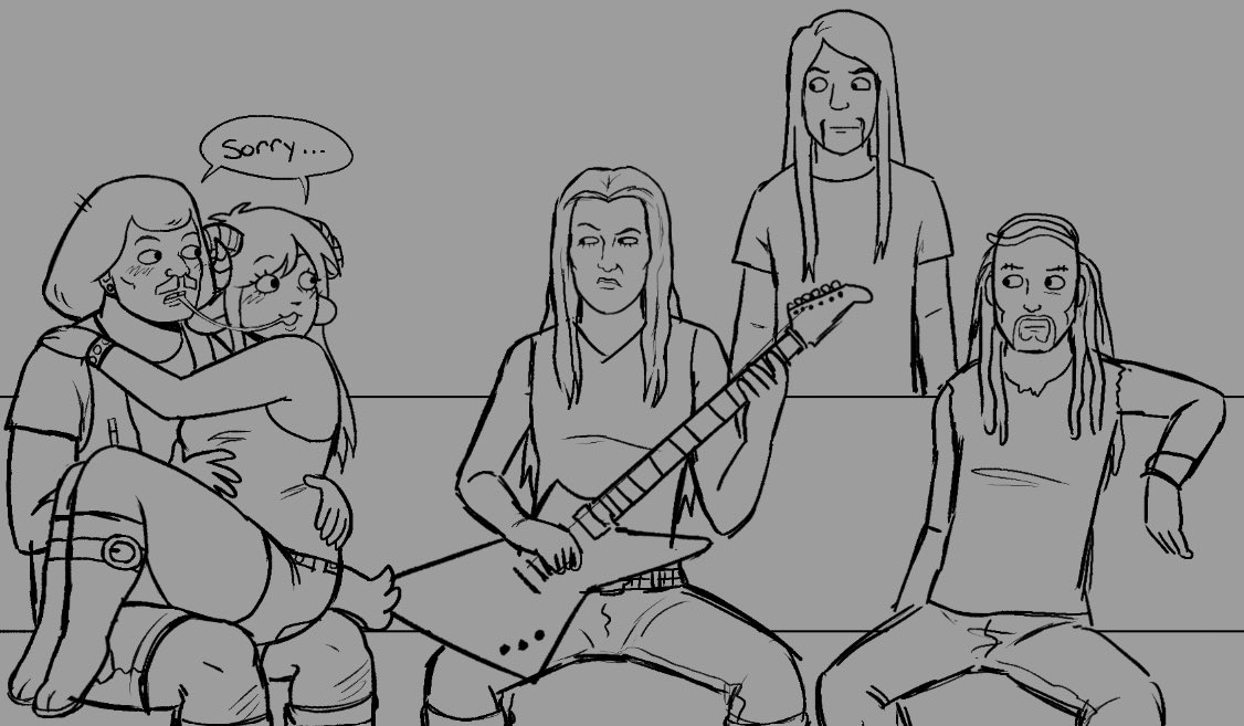 jugproductionss's tweet photo. Last nights dethklok doodles 💭

#metalocalypse https://t.co/mPeyVuRvTo