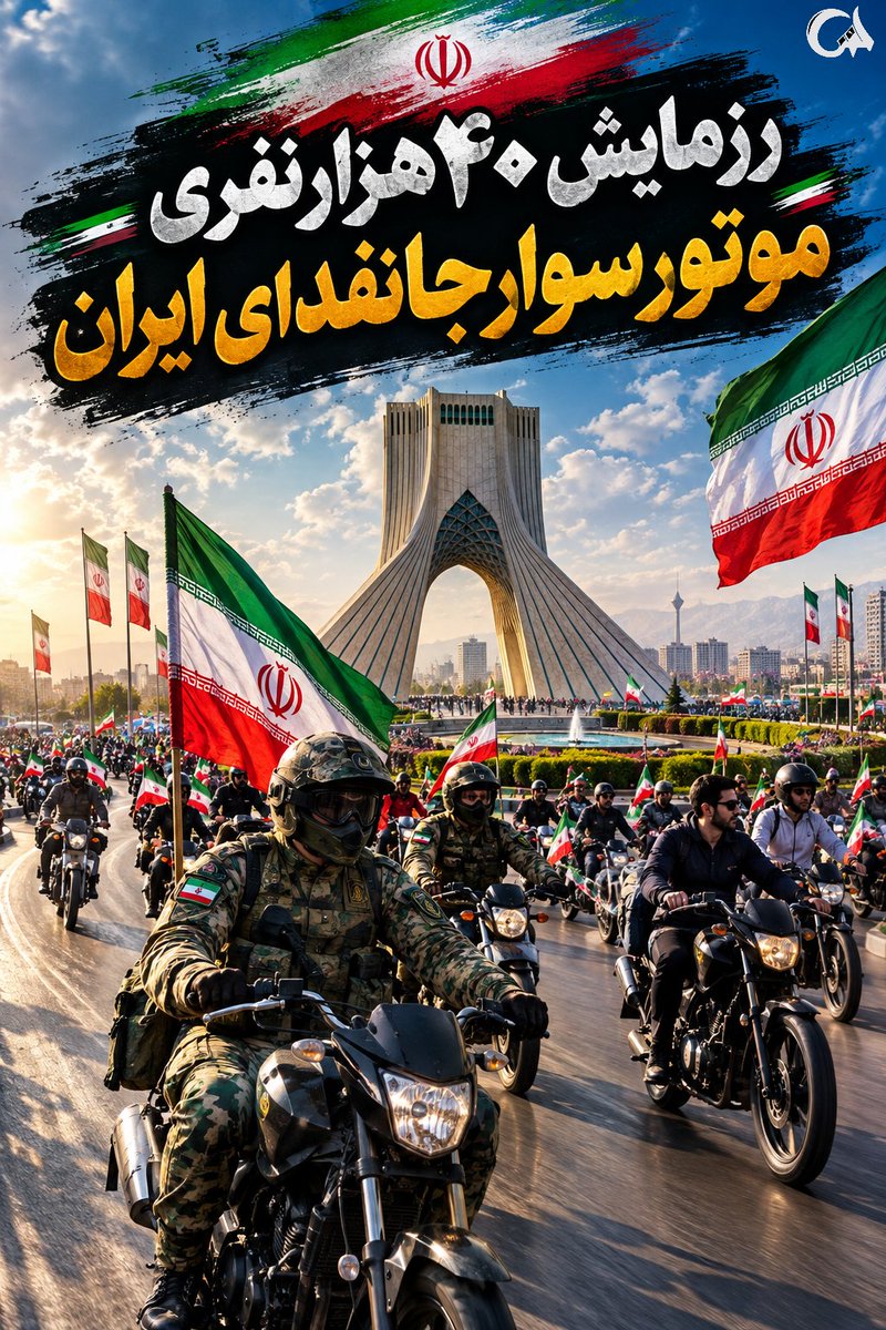 asaye_eisa's tweet photo. رزمايش دیگری در راه است.... برای ایران 
#رزمایش_40هزار_موتورسوار_جانفدا https://t.co/31oWmPjusC