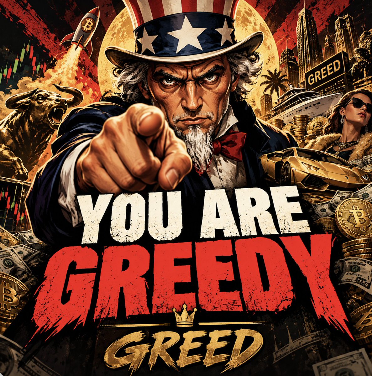 konopok's tweet photo. Another 5,000,000 $GREED burned. 🔥

That brings the total to 25,000,000 $GREED burned.

We keep going.

1 person. $1. No more.

https://t.co/8Et8ZEjYNi https://t.co/sHAm1Y9o0I
