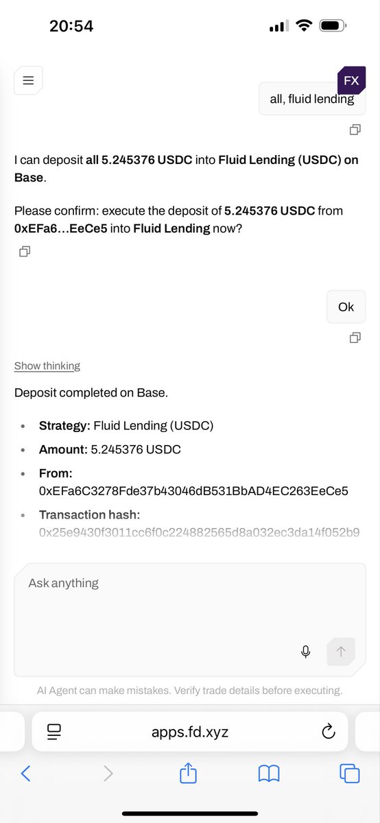 feixianlee's tweet photo. Finance District wallet agent swapped tokens and earn yield on idling funds. https://t.co/eMLZwcotA3