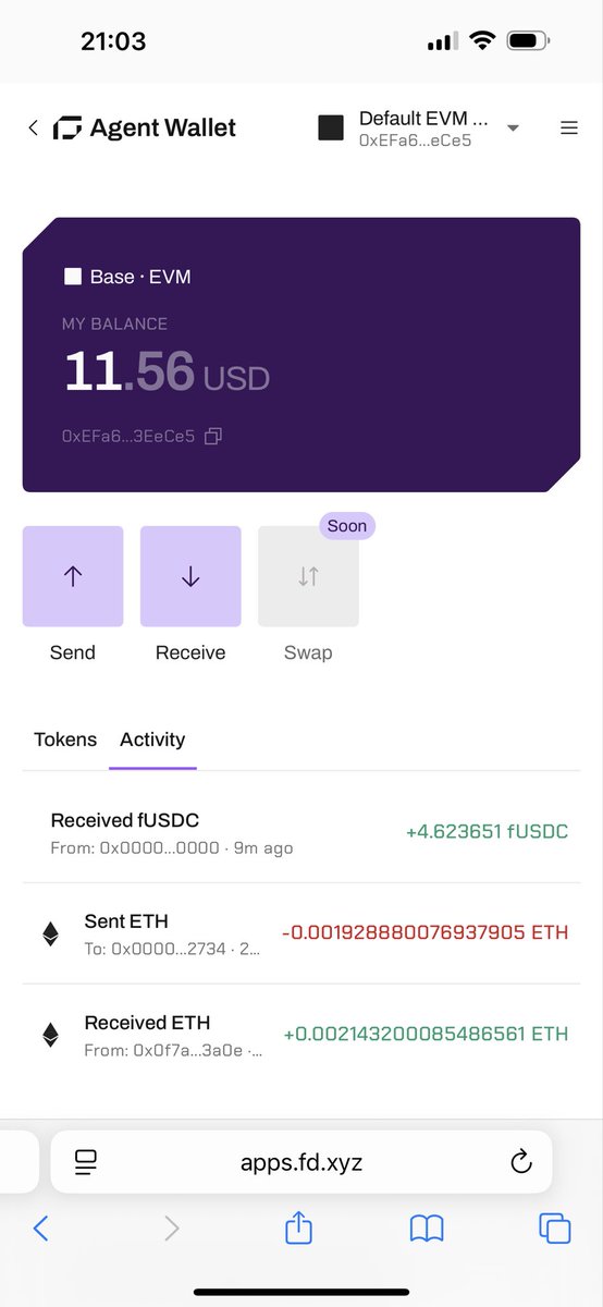feixianlee's tweet photo. Finance District wallet agent swapped tokens and earn yield on idling funds. https://t.co/eMLZwcotA3