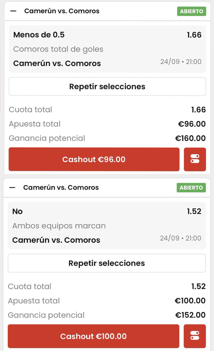 sureespain's tweet photo. 🔥 SUREBET DETECTADA EN EL VIP

💰 +19€ para este miembro

🏆 Clasificación Copa África
⚽ Camerún vs Comoras

🤝 Bet365 × JokerBet

🤖 Seguimos sumando en el VIP. 🚀 https://t.co/OXr7jsD9PR