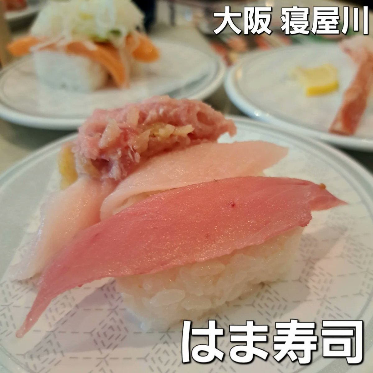 JudsonDeteqm's tweet photo. I visited Hamazushi near JR Neyagawa-Koen Station the week after it opened. It used to take nearly 30 minutes to reach the nearest location, but now it takes half the time. I wasn’t very hungry that day, yet I couldn’t stop eating and ended up https://t.co/fu1UkI4Eq5