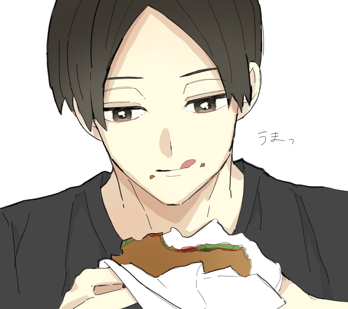Pfpf___923's tweet photo. ｸﾆﾐちゃんはジャンクフードが好きそう
お口が小さそうだからハンバーガー頬張るのが大変だね😋 rkgk https://t.co/JPaasRsw3d