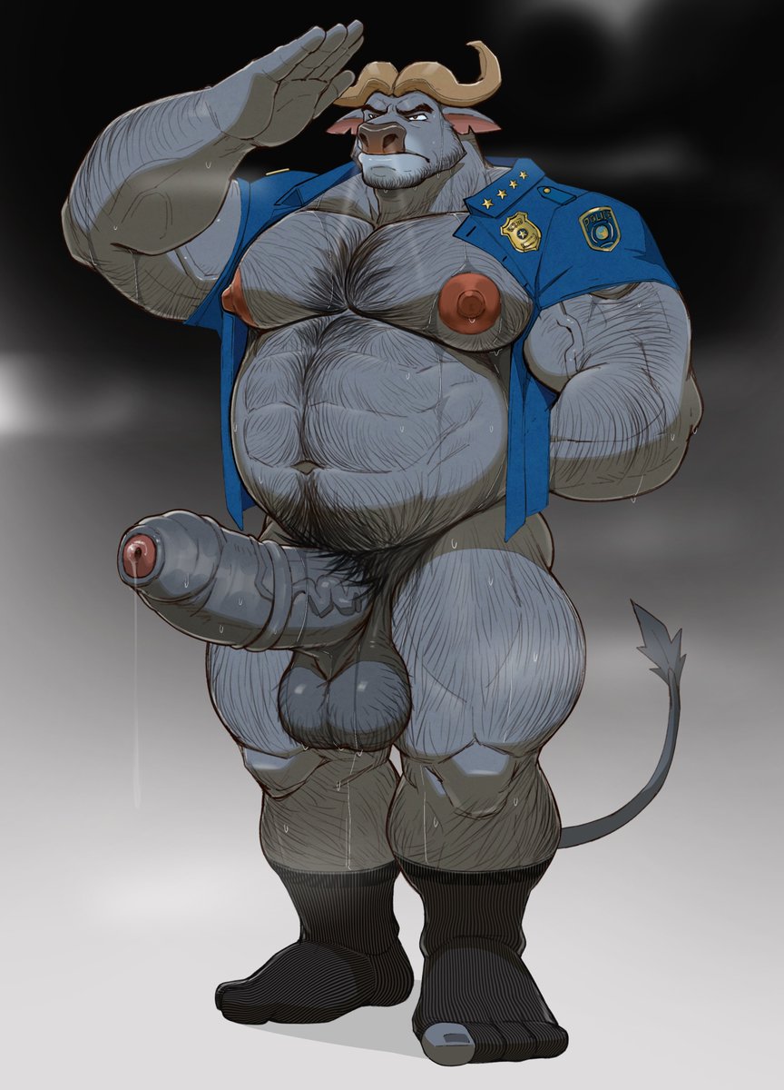 leoooliooon's tweet photo. Looking for a character to practice drawing body hair! I think Chief Bogo is perfect for it!🥴 https://t.co/Zd7x0kvCat