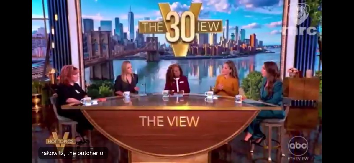 mumuprincess13's tweet photo. Here’s what I think of #TheView panel.

- (Whoopi Goldberg, Joy Behar, Sunny Hostin, Sara Haines, Alyssa Farah Griffin, and Ana Navarro) relocated to group therapy in a mental institution. 

#DanielRakowitz #LindsayClancy https://t.co/YruYm7W6bI