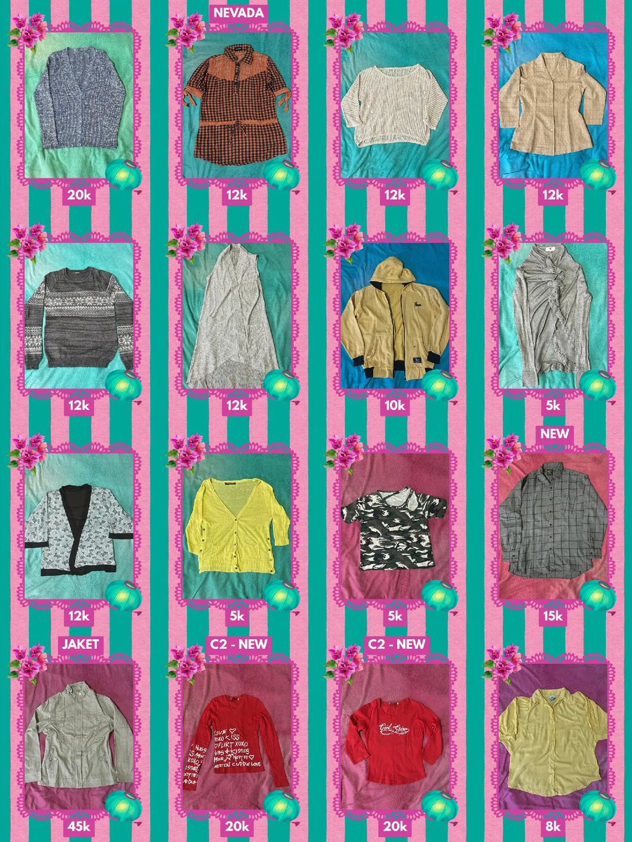hamptouns's tweet photo. UPDATE HARGA ‼️‼️

hii, aku jual baju preloved pribadi yaa no thrift 🤗
🏷️ banyak yg aku turunin harganya mostly 5k-20k ajaa
❔ boleh bgt tanya tanya duluu, kirim ss baju yg ingin ditanyakan yaa di dm
🍊 bisa co full by shopee (adm +30%) atau full tf + co ongkir (gratis ongkir) https://t.co/vA7DS6wDMh