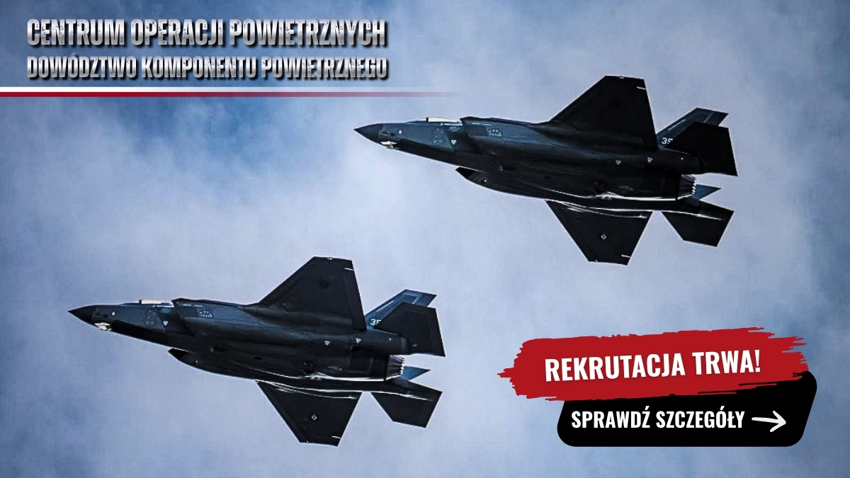 WCR_Ostroda's tweet photo. Trwa nabór dla żołnierzy zawodowych w Centrum Operacji Powietrznych! 🛩️ Chcesz bronić polskiego nieba? Sprawdź: https://t.co/t1f1zPEUWd lub cop.dkp.rekrutacja@ron.mil.pl #wcrostróda 📞 261 326 570 💻 https://t.co/hvbZaLXCx8 https://t.co/DfxjF0taBB