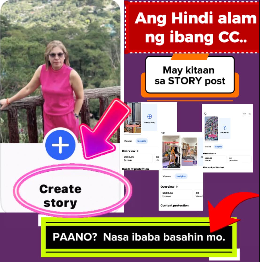 SherrylVerqa's tweet photo. Yes! May earnings sa Story, pero dapat alam mo kung paano mag-post. Base ito sa obserbasyon ko sa sarili kong posts
Story videos ang may earnings kumpara sa photos. Isang video lang bawat 24 oras. Mag-post muli kapag malapit nang mag-expire. https://t.co/5QLCsrzdJP