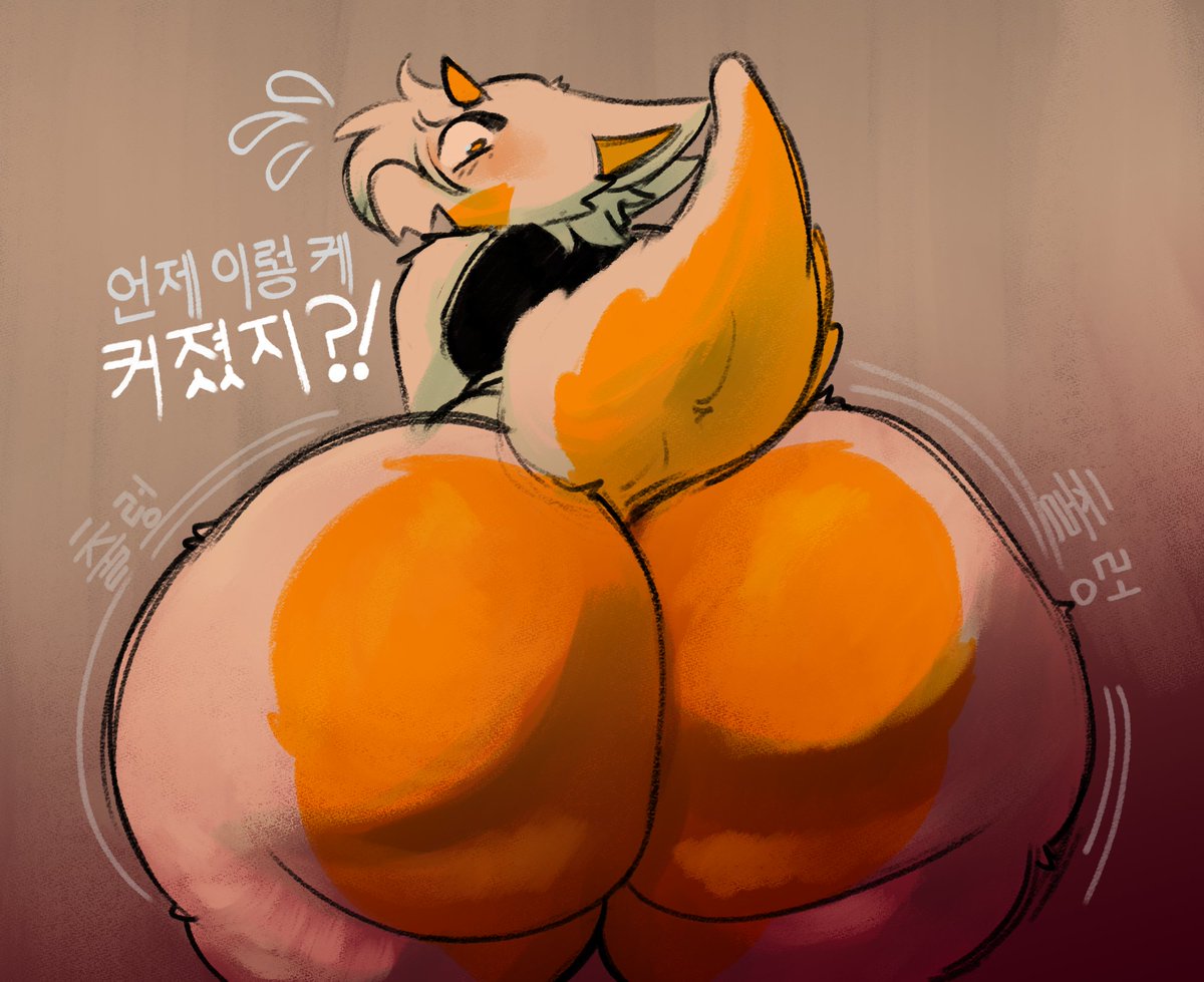 honeydora_'s tweet photo. W...When did my butt get so big?
🎨@ RalohsA https://t.co/c6mw3eZzDb