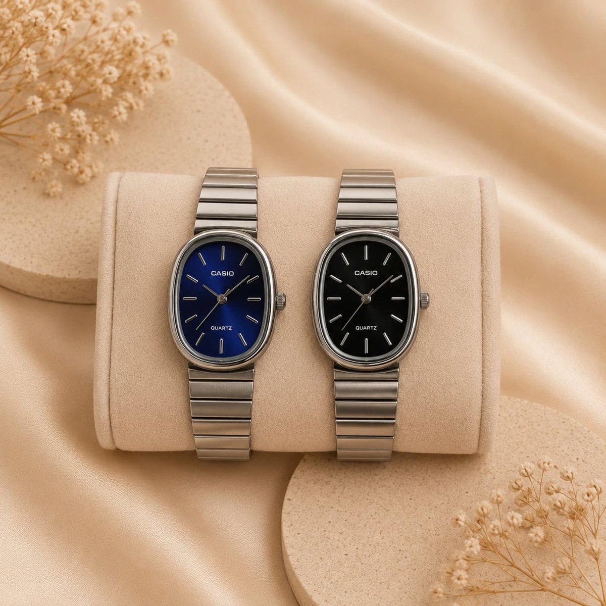 GriceldaRahqe's tweet photo. Casio watches that combine sophistication, versatility, and style in every detail. With a blue or black dial, they’re perfect for anyone who values an impeccable look. Only R$256. Available for immediate delivery. Order yours via direct message. https://t.co/xnNXEcRd51