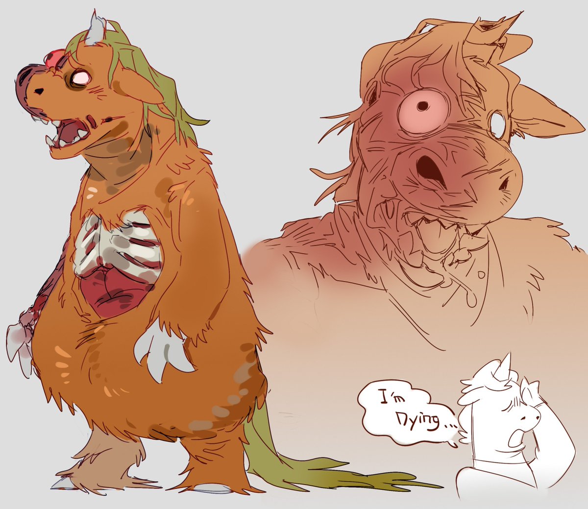 DANGERCITY_'s tweet photo. ⚠️Creepy～
just sharing this zombie buddy idea,I think it's pretty cool👀 https://t.co/nEFjy2D4UY