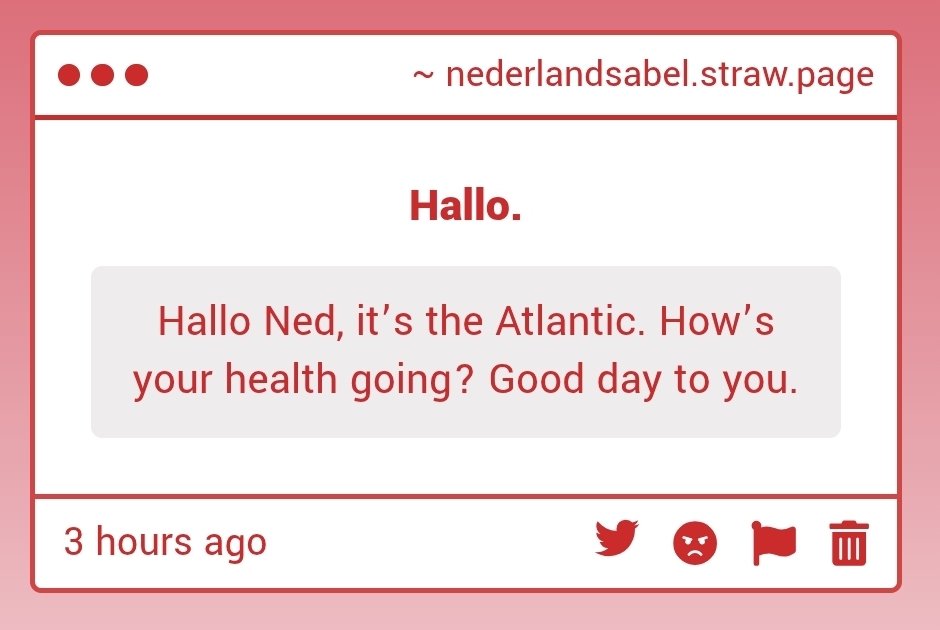 chainsmoker38's tweet photo. Hallo. I'm doing fine, though I do feel a little sick, 

Good day to you too. https://t.co/wywHbP4AWK