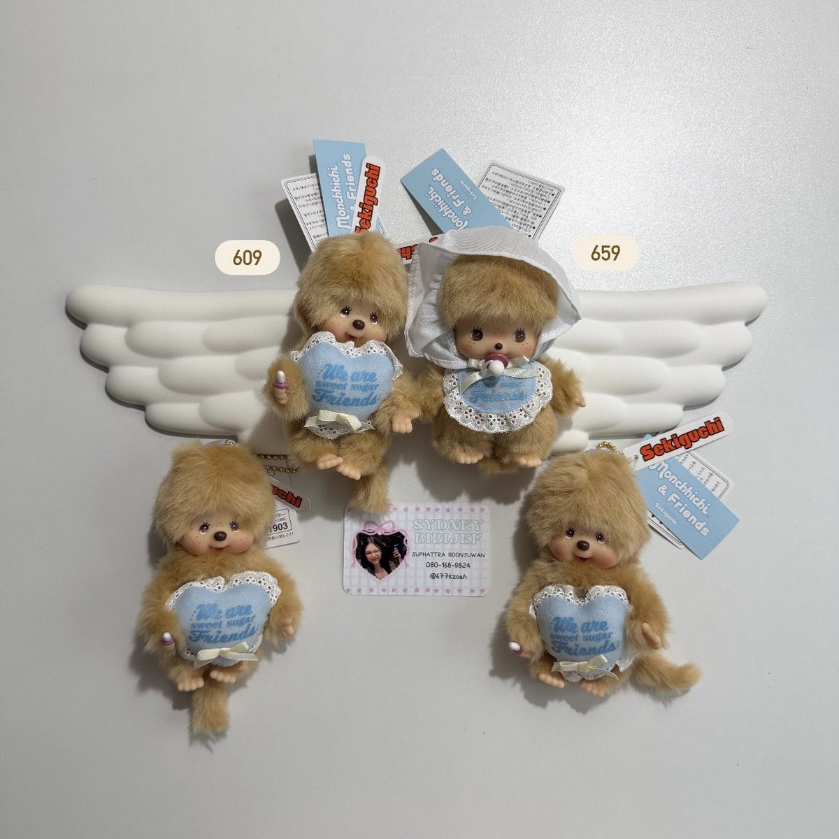 sydneybibijef's tweet photo. WTS monchhichi 𓈈⋆ 𓈒👼🏻🎀
มีจำนวนมากกว่าในรูป พร้อมแมสด่วนกทม ⟡ 
#monchichi #monchhichi #ม่อนชิชิ #ม่อนชิชิญี่ปุ่น #ตลาดนัดsanrio https://t.co/tRATee15qw
