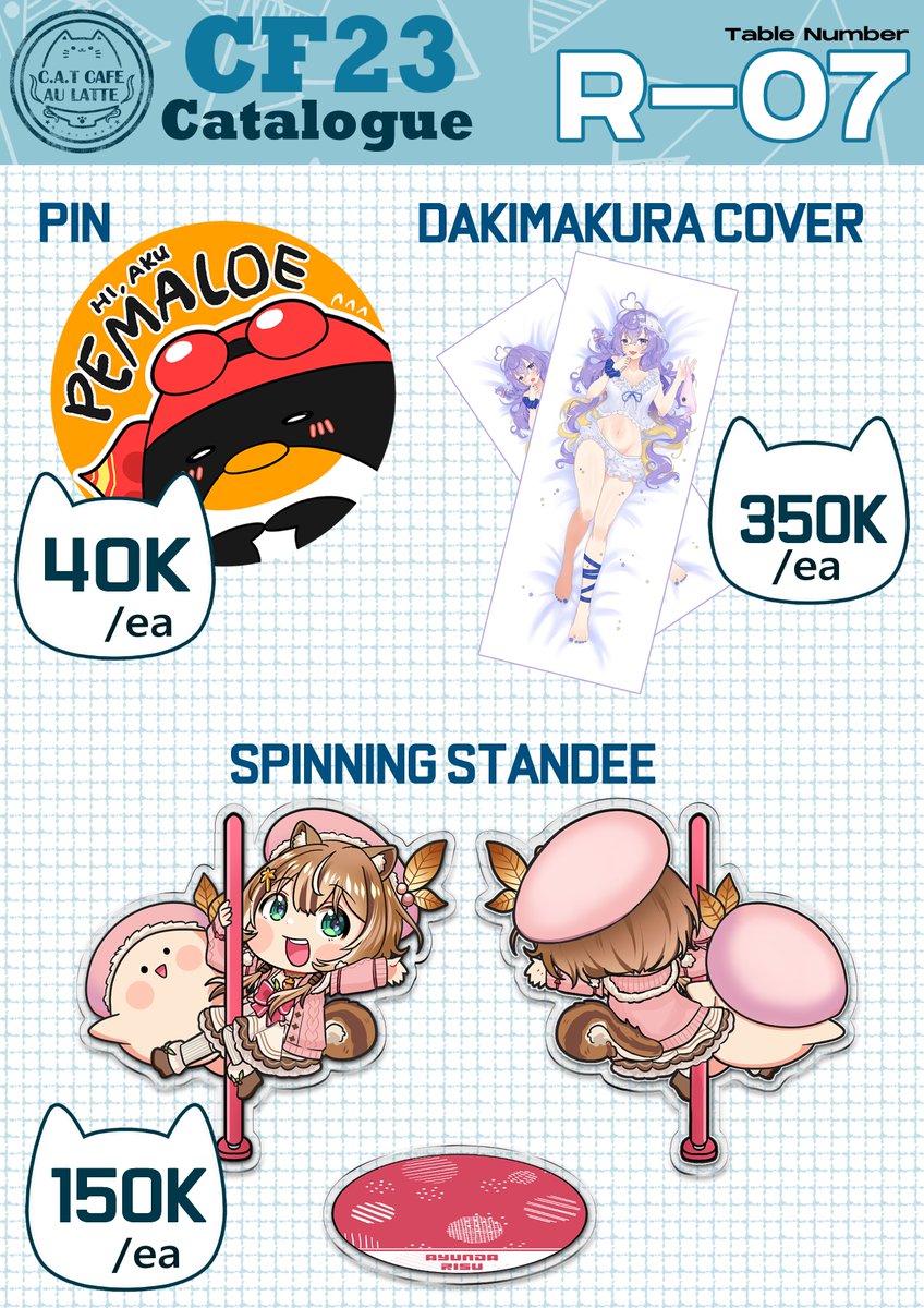 alienitynera's tweet photo. Hi guys!
CF23 table number is announced! 🥳

See you at CF23😄 https://t.co/ruLmL6HzAt