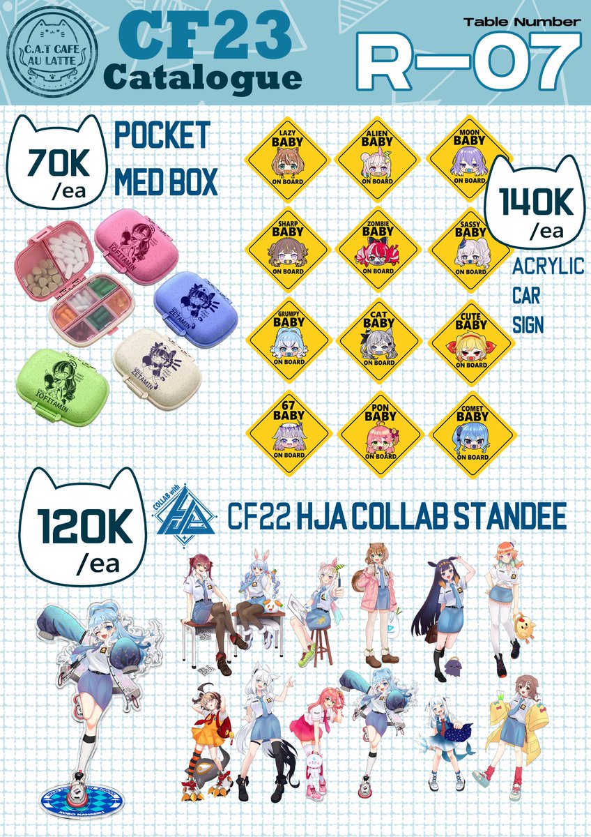 alienitynera's tweet photo. Hi guys!
CF23 table number is announced! 🥳

See you at CF23😄 https://t.co/ruLmL6HzAt