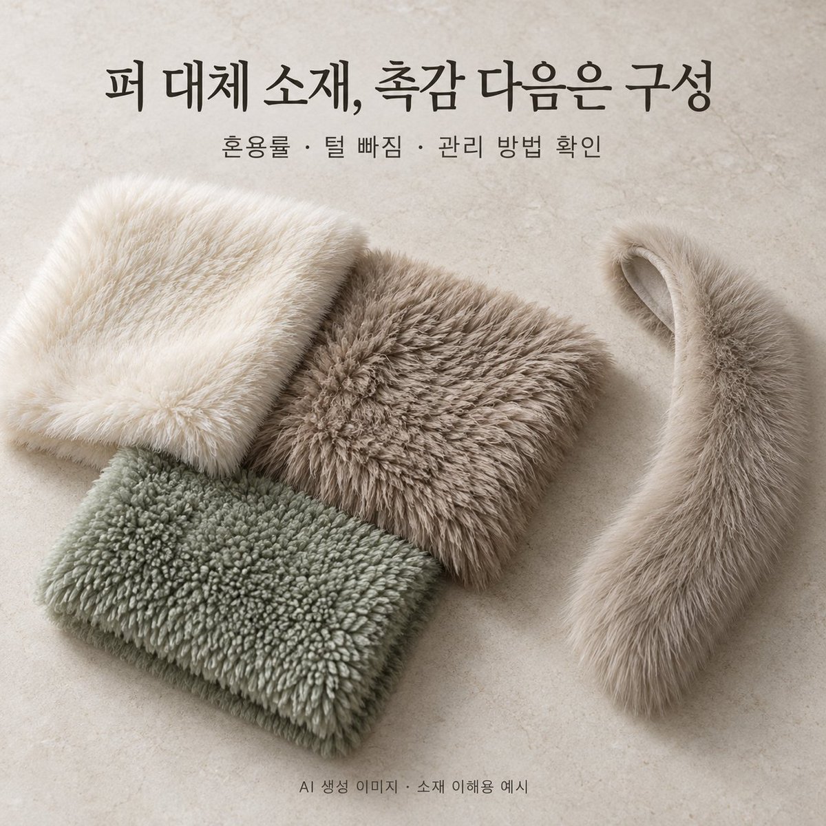 ho2671's tweet photo. 퍼 대체 소재는 촉감 다음에 구성표를 확인하세요. 트리밍 소싱 때 혼용률·털 빠짐·관리 조건을 함께 점검합니다. 출처: https://t.co/B3iDWUwXnb #퍼대체소재 #의류부자재 https://t.co/yXYzyQK3lD