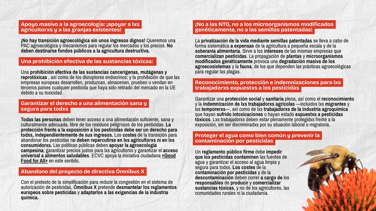 ECVC1's tweet photo. 3/10/26: ECVC se suma al Día Internacional contra los Pesticidas, en apoyo a lxs campesinxs que sufren daños a la salud, al medio ambiente y a su economía. https://t.co/iLiJk6WP3a