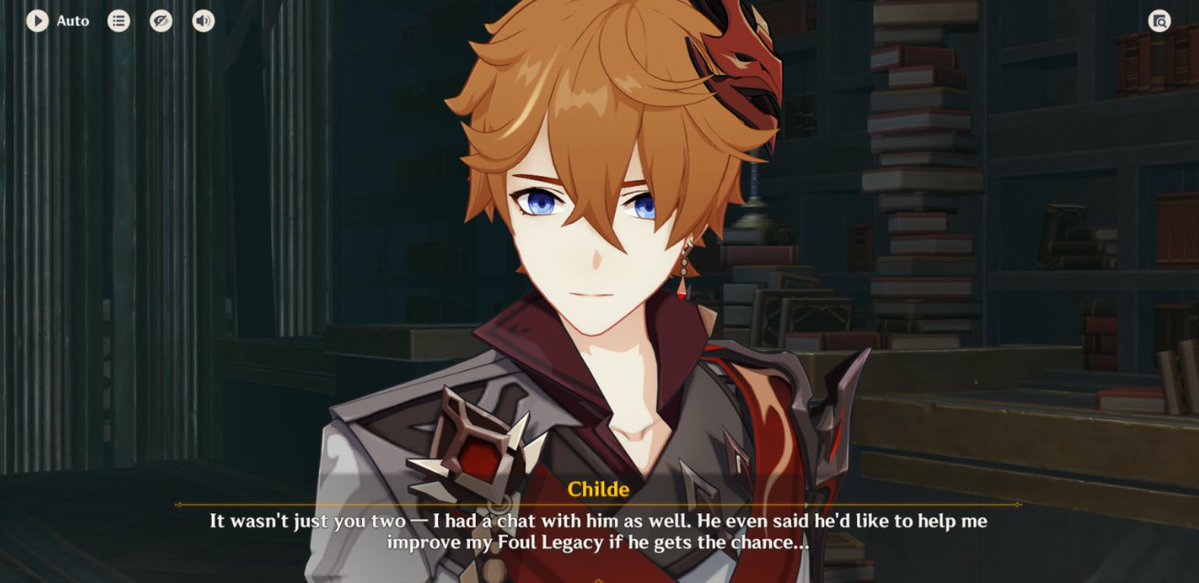 SamHilan's tweet photo. Foreshadow for Childe / Tartaglia's buff?! Pierro's husband so fucking hot for that, I could watch them talking for eternity dangling from the Yggdrasil worthy of a tree and share seeds of life and show them the real curse of immortality auuahhhhhhhh ahhhhhhh https://t.co/QqkMmpgrJo