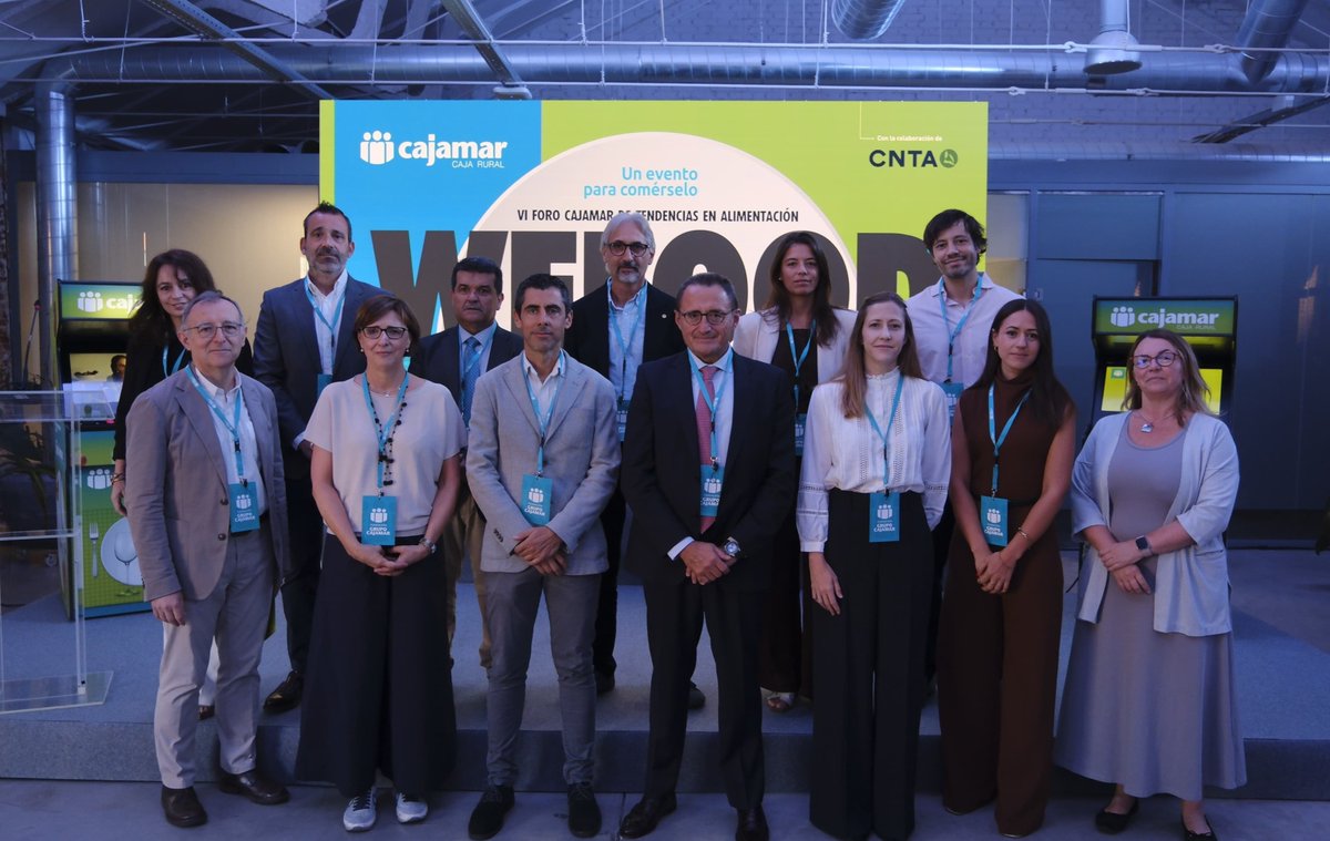 AgroNewsCV's tweet photo. La innovación, la salud y la sostenibilidad marcan el futuro de la industria alimentaria en el Foro @Cajamar  Wefood

https://t.co/bsAwp2BQXf https://t.co/U26leo3wxK