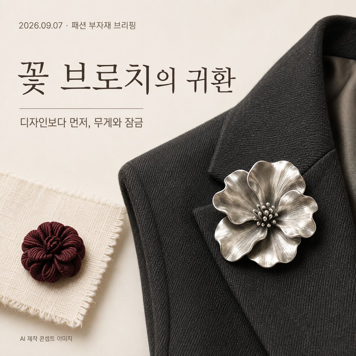 ho2671's tweet photo. 가을 꽃 브로치 소싱 제안. 실제 원단에 달아 무게·처짐·핀 잠금을 확인하세요. 동향 출처: Who What Wear(8/31) https://t.co/XQIgxLaMPi #의류부자재 https://t.co/HHQErCKZgE