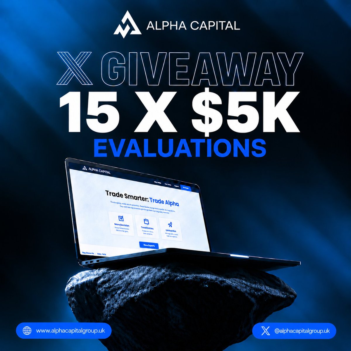 KrixxBanks's tweet photo. 15 × $5K Alpha Capital Giveaway 🚀 

Tips to win: 

• Engage with all posts from @AlphaCapitalUK &amp; @KrixxBanks
• Turn on notifications 🔔
• Stay active!

Winners will always be selected by @grok, with a public link for transparency. https://t.co/zIrsEMi9wp