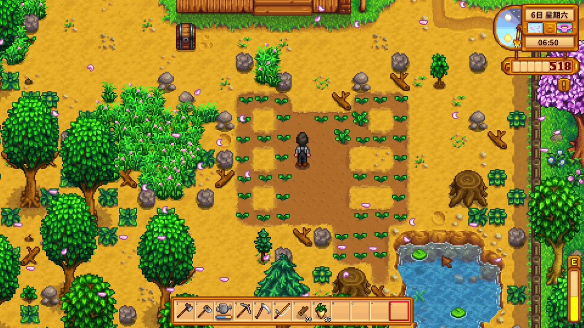 pray_dani's tweet photo. Just wrapped up my daily farming quest in Stardew Valley—got 500g in profit and a new chicken egg! Small wins hit different. https://t.co/mTwa8xGBVP