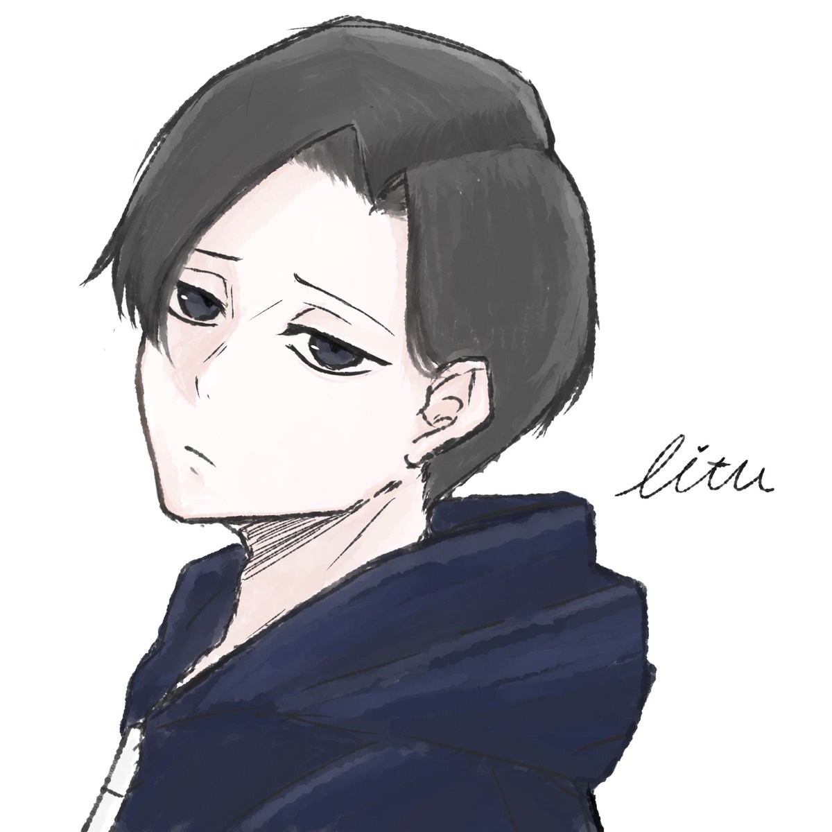 lit_u1's tweet photo. ｸﾆﾐの日らくがき！間に合った〜

大学生で分け目変わったの良
無気力組は最高……🤦‍♀️🤦‍♀️🤦‍♀️ https://t.co/fuuv7deVR4