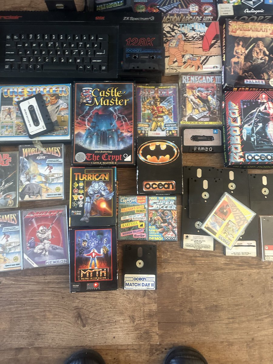 077dab's tweet photo. Spectrum ZX+3 128k floppy disk games

Just dug this out the loft from when I was a kid ! Thinking of selling so if anyone has any ideas on value please let me know 
Thanks https://t.co/ZXXKWBOG8W