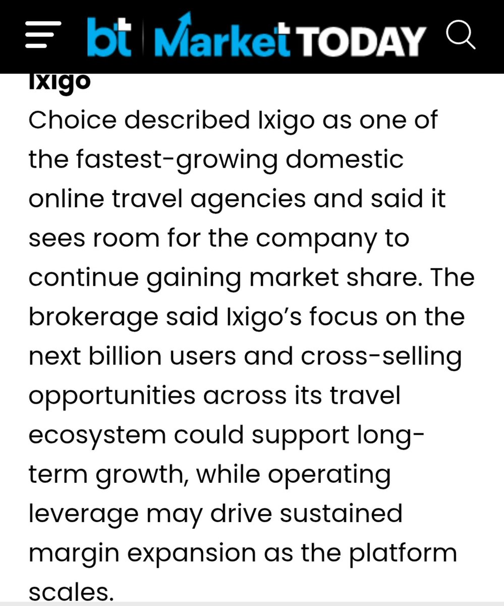 Niteish_14's tweet photo. Choice institutional equities coverage on Top Travel stocks 📈
#IXIGO, #IRCTC https://t.co/LEtTS5t3St