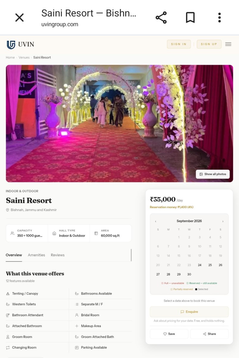 UvinGroup's tweet photo. 🚀 Bishnah is going digital!
We have onboarded 2 halls from Bishnah who understood the value of GETTING ONLINE ON UVIN.
🏛️ Showcase your venue
📱 Get discovered online
📅 Reach more potential customers
Your venue is local. Your reach doesn’t have to be. 🚀 https://t.co/H7geq9kaVO