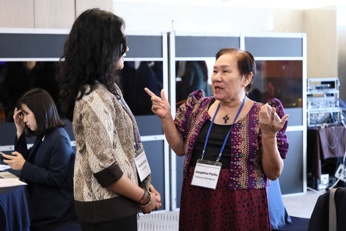 HomeNetInt's tweet photo. Last week, our President, Josephine Olive Parilla, joined the @UN_Women's #TransformCare Investment Initiative, bringing the priorities of home-based workers into the discussion alongside @GAllianceCare @WIEGOglobal @IDWFed @CITYNET_ORG and @uclg_org https://t.co/HQfkanbIsy