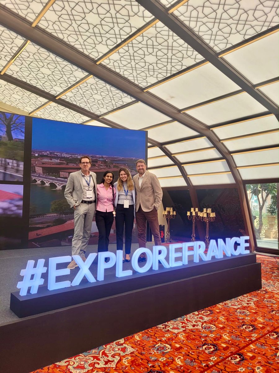 explorenca's tweet photo. [MISSION INDE 🇮🇳] L'OTM Nice Côte d’Azur à Delhi pour promouvoir la destination sur le marché indien !

Du 20 au 22 septembre, @explorenca a participé au Workshop Explore France, organisé par @atout_france  India.

Plus de 40 rendez-vous BtoB avec des professionnels du tourisme, dont des acteurs du MICE et des acheteurs corporate, pour renforcer la visibilité de Nice Côte d’Azur sur ce marché à fort potentiel.

🤝 Une mission menée aux côtés de @LINKEUScvb,  @CRT_RegionSud et de @ProCotedazur.

#MeetInNiceCotedAzur #ExploreFrance #CotedAzurFrance