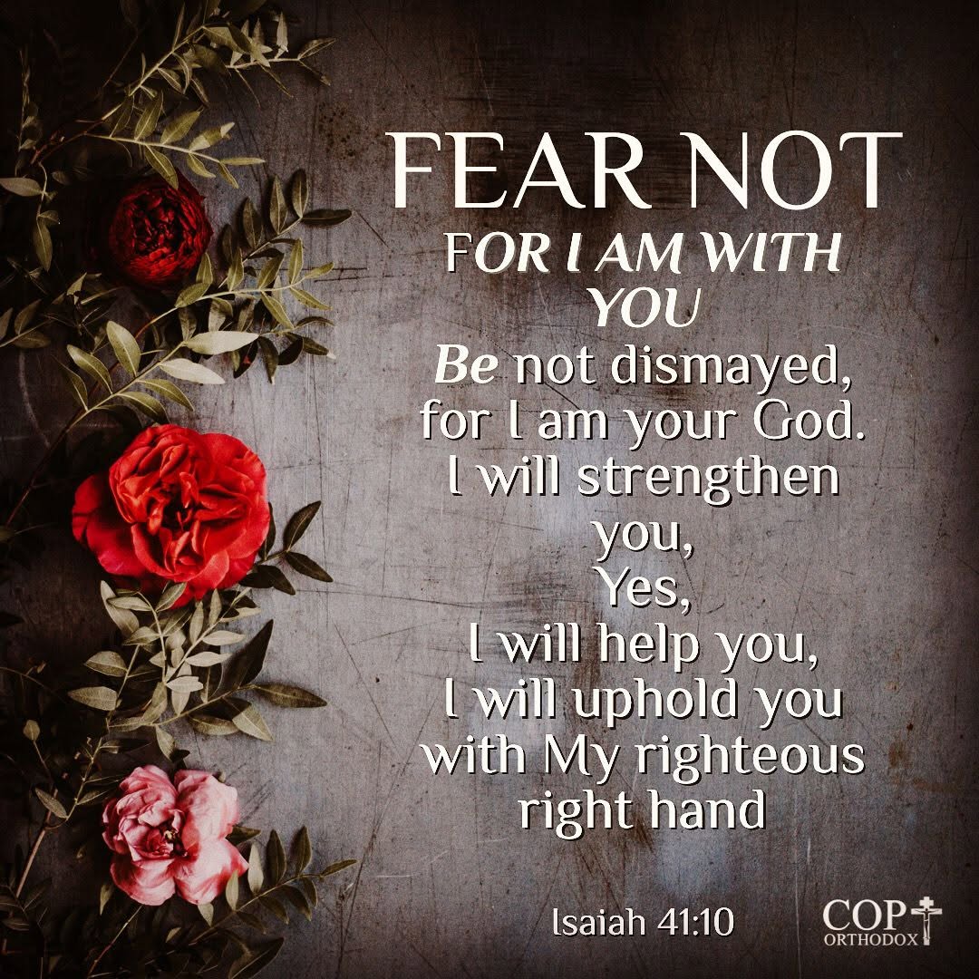 pastordwl's tweet photo. A Midweek Encouragement

Isaiah 41:10 says, “So do not fear, for I am with you; do not be dismayed, for I am your God. I will strengthen you and help you; I will uphold you with my righteous right hand.” https://t.co/TemAy6WrW2
