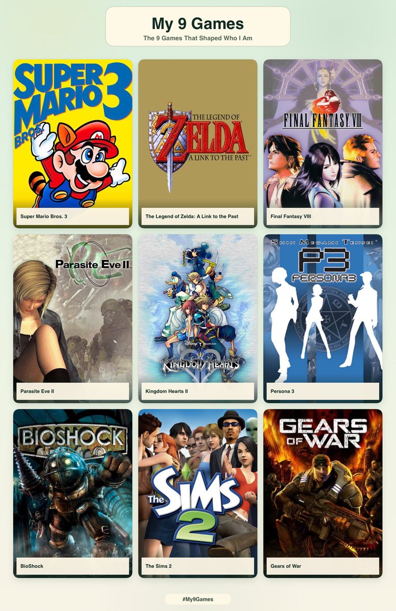 Dina_Ayala's tweet photo. À la fecha los sigo jugando y siento la misma emoción cada vez 😍 #my9games https://t.co/OvHVgAoDQp