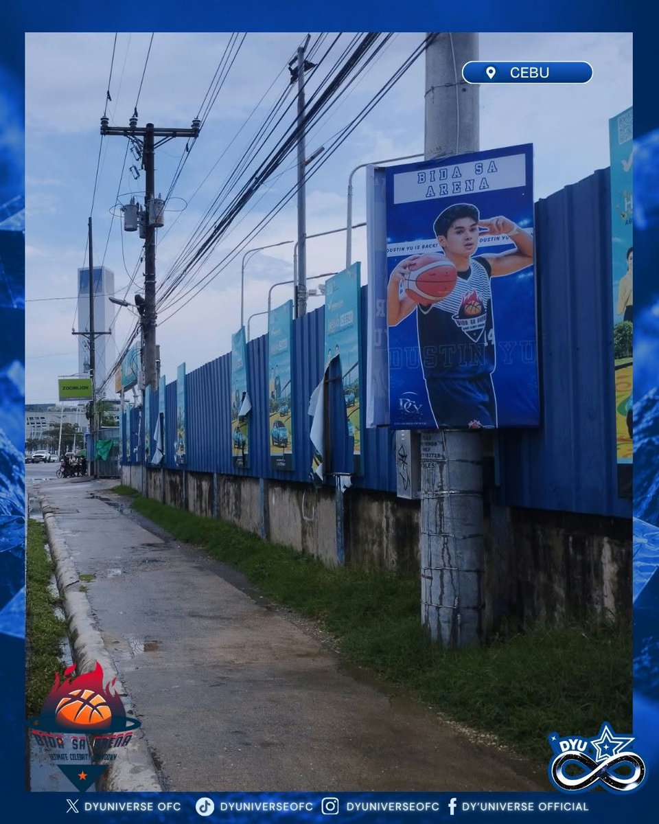 DYUniverseOFC's tweet photo. 𝗖𝗘𝗕𝗨, 𝗧𝗛𝗘 𝗪𝗘𝗟𝗖𝗢𝗠𝗘 𝗟𝗔𝗠𝗣 𝗣𝗢𝗦𝗧 𝗜𝗦 𝗡𝗢𝗪 𝗨𝗣!💙

Our Lamp Post Project is officially up in Cebu as we welcome our very own Dustin Yu to the city for Bida Sa Arena: Rematch!🏀🔥

You can spot our lamp post near SM Seaside Mambaling Area, adding a little YUniverse love to the city as we get ready for Dustin’s arrival. 💙

This project was made extra special through our collaboration with @NinangsDB, @DCharlesAngels, @katipsofdustbia, and @dustbiangelsofc. 🫶🏻

To everyone who helped make this happen—salamat sa pakikipag-YU! 🥹💙

Welcome to Cebu, Paps! The YUniverse is ready for Yu! 🏀🌴✨

#BidaSaArenaDCY 
#DustinYu