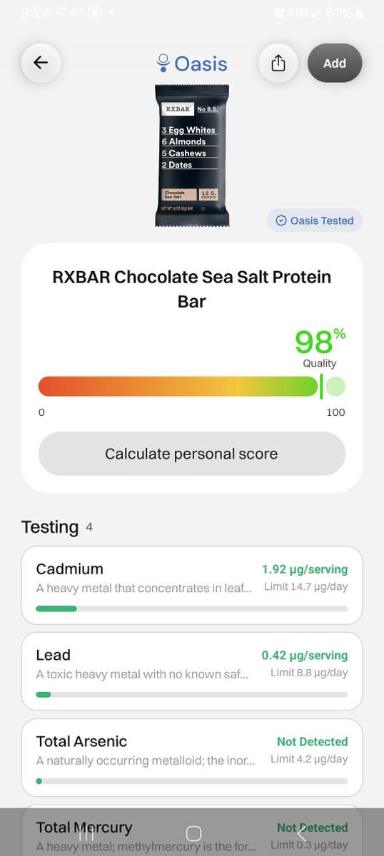 DickMojave's tweet photo. @oasishealthapp Why is this still a 98? https://t.co/vGUYFPidKb