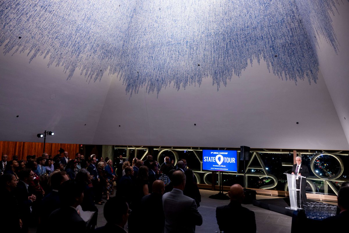 UofILSystem's tweet photo. Last night, the Obama Presidential Center became a setting for an extraordinary evening on our 2026 State Tour. We honored changemakers whose work embodies the U of I System's mission and values, and the partnerships celebrated will carry our work into its next chapter. https://t.co/68fDLN6xiu