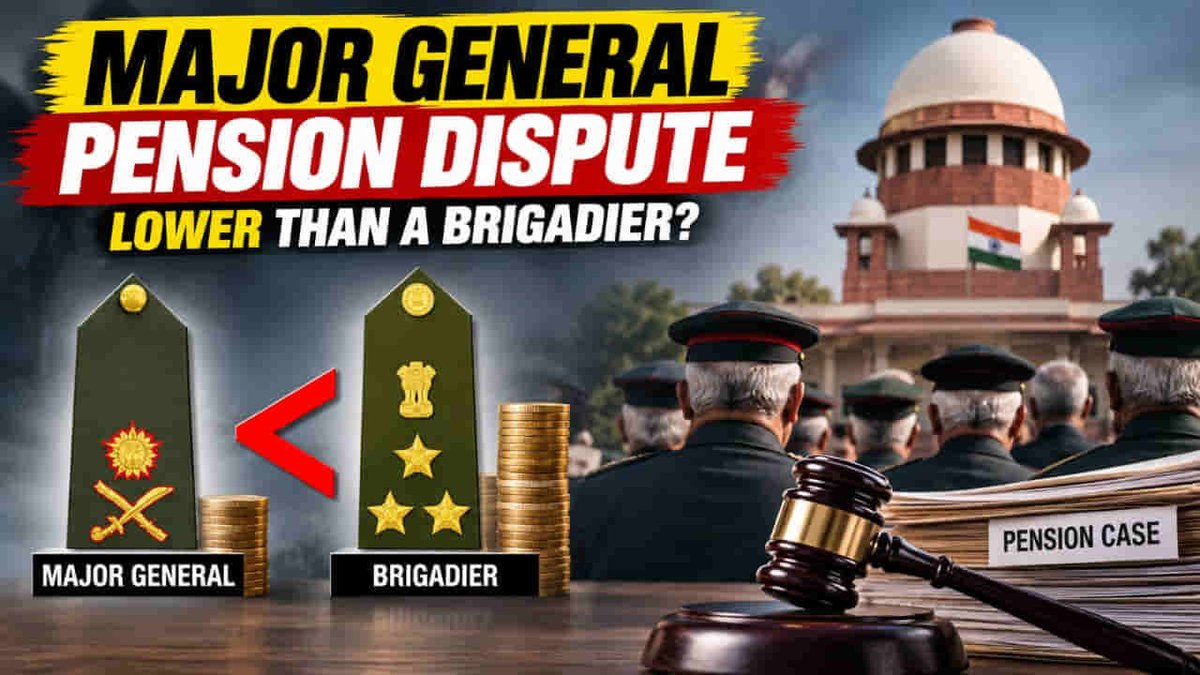RakshaSamachar's tweet photo. ⚖️🇮🇳 Major General Pension Dispute Heads to Court: Over 200 Retired Generals Challenge Pension Anomaly...
📖 Read the full report:
https://t.co/lIdvZr6KlV
#IndianArmy #MajorGeneral #Pension #MilitaryServicePay #MSP #Veterans #ArmedForcesTribunal #MilitaryPension⚖️🇮🇳🎖️