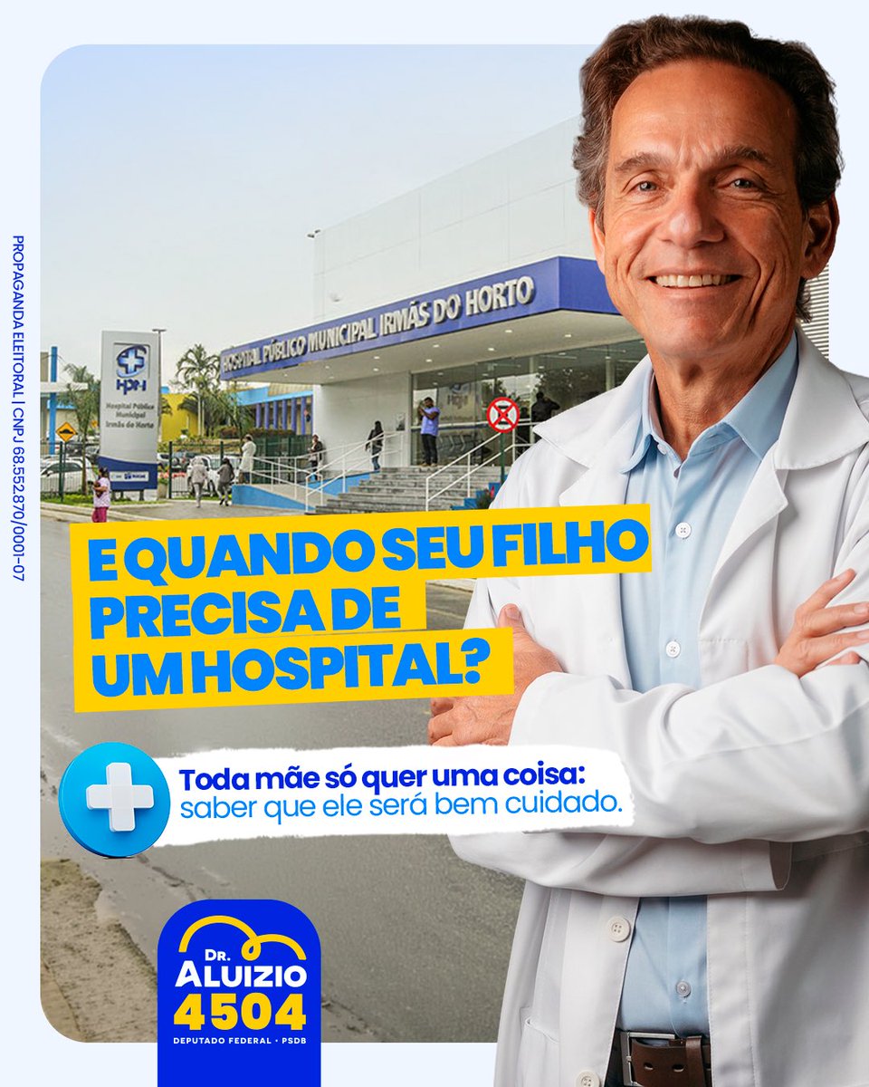 draluiziojunior's tweet photo. Quando uma família precisa de saúde, promessa não resolve. Precisa de estrutura e resposta.

Conheça meu trabalho, confira e compare as entregas. Dia 4 de outubro, vote 4504 para Deputado federal.

PROPAGANDA ELEITORAL | CNPJ 68.552.870/0001-07 https://t.co/GJptHqWp6U
