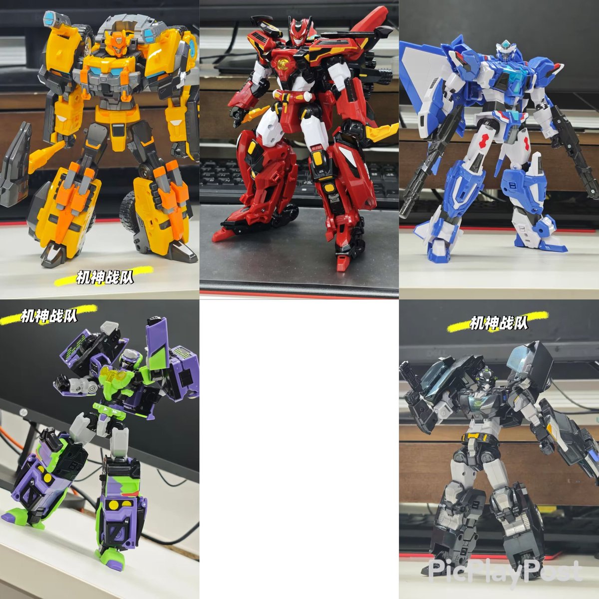 animepowers123's tweet photo. Goodnight yalll

Whaddya think about this new mecha franchise, #MultiverseGuardian, with similar vibes to Metal Cardbot, Hello Phoenixman and Dinoster?

From left to right:

Top row:

Terra Guard
Quantum Flash
Shadow Hawk

Bottom Row:

Boot Beat
Turbo Cop

#机神战队 https://t.co/hAGim9ATPs
