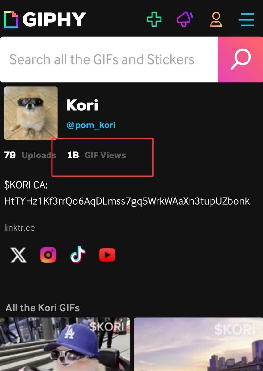 pomkori's tweet photo. Wow 🤩 

Our first 1,000,000,000 (1 Billion) views on our @GIPHY page!!!

🥳 🎉 https://t.co/0YkGYvCOgM