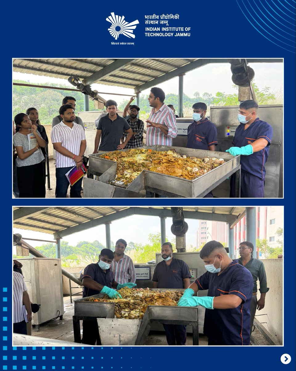 IITJammu's tweet photo. Turning awareness into action.

As part of Swachhata Hi Seva 2026, IIT Jammu organised a Swachhata Gyaan Yatra to its campus composting facility, giving students and housekeeping staff hands-on insights into source segregation, scientific processing and organic waste management. https://t.co/s400HI2YbY