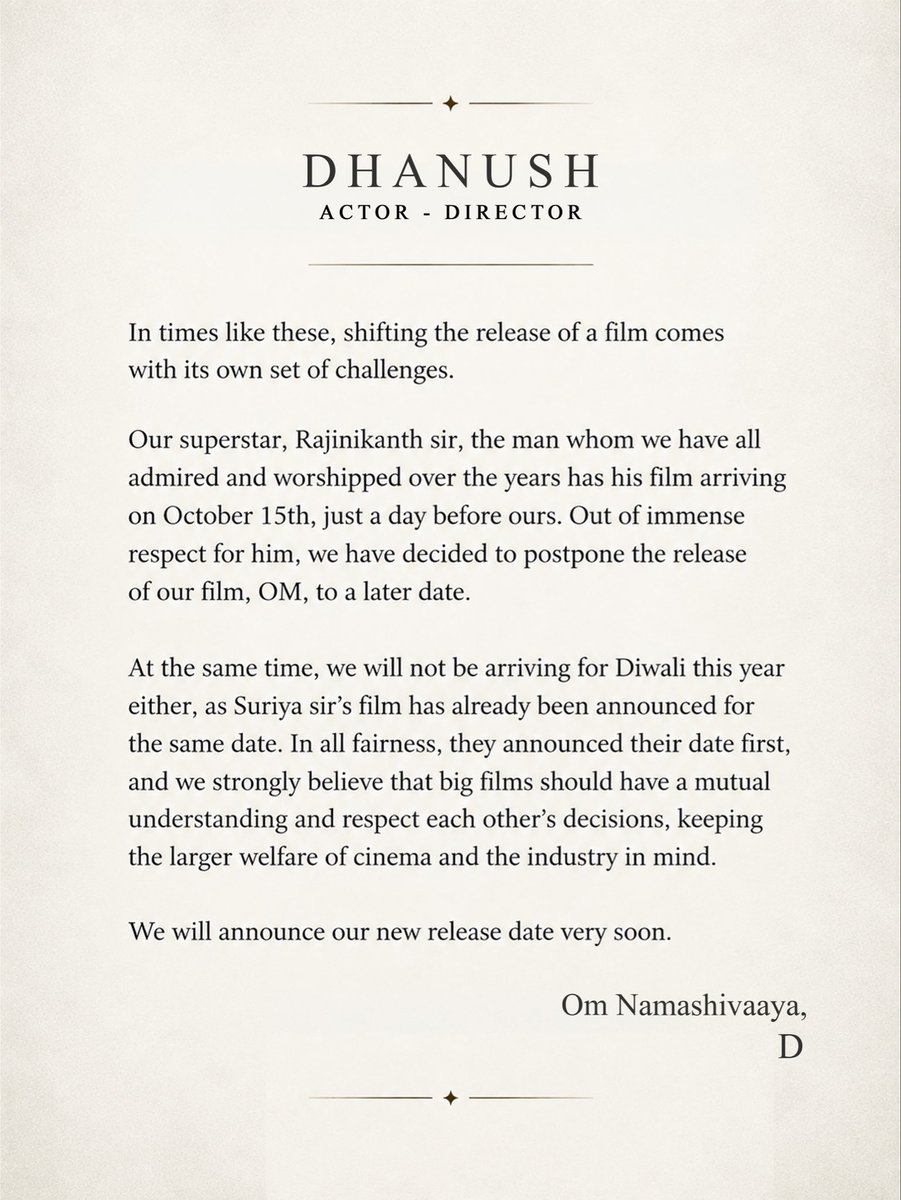 dhanushkraja's tweet photo. #OM https://t.co/tK5f6bigTo