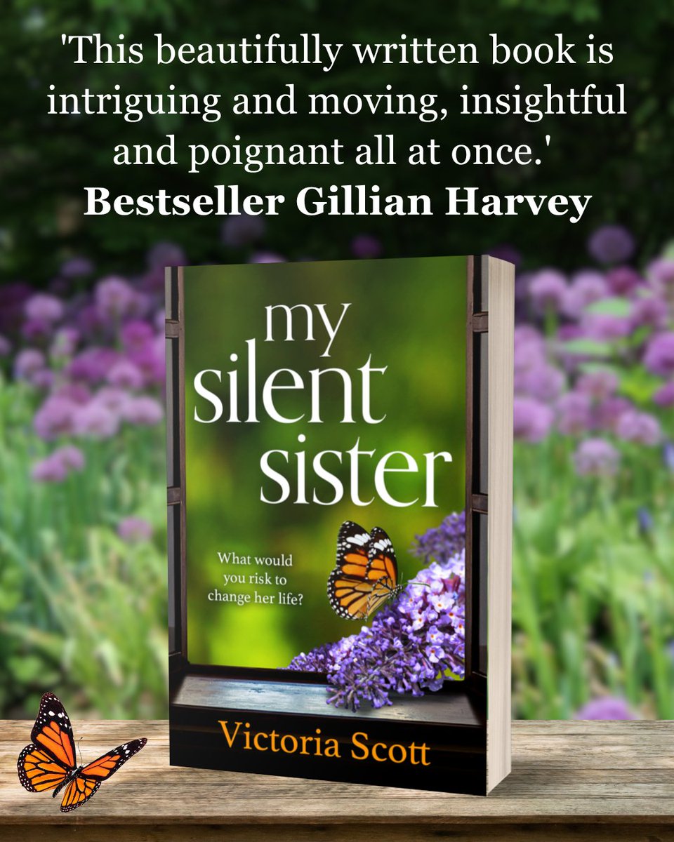 BoldwoodBooks's tweet photo. What would you risk to give someone you love a second chance? 🦋

#MySilentSister by @Toryscott is the emotional family drama you won't want to put down. Perfect for fans of Jodi Picoult. 💜
Get your copy: https://t.co/bn90BoXi7F https://t.co/gyns1FNuW3