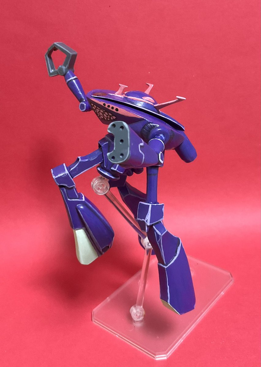soM5DoUeh9y6BMa's tweet photo. #アオシマ アニメスケール ガンガ・ルブ
完成しました〜☺️

シルバーウィーク最終日ギリギリに完成です😙
合わせ目の段差とヒケに手がかかりましたが
かっこよく出来たのではないかと思います

これで明日からのお仕事も頑張れる・・かな？😅
#旧キット
#イデオン https://t.co/rSP5vv9YyP